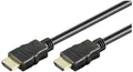Goobay HDMI Anschlusskabel HDMI-A Stecker, HDMI-A Stecker 10.00m Schwarz 61163 4K UHD, vergoldet, eARC HDMI-Kabel