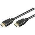 Goobay HDMI Anschlusskabel HDMI-A Stecker, HDMI-A Stecker 10.00 m Schwarz 61163