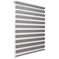Doppelrollo Doppelrollo SolDecor DL2, 85x150cm, Grau – Klemmfix ohne Bohren, Sol Royal, Fensterrollo Innen Rollos für Fenster ohne Bohren Sicht & Sonnenschutz grau 85 cm x 150 cm