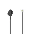 HAMA Telefonkabel, TAE-F-Stecker - Modular-Stecker 6p4c, 15 m, #1907536