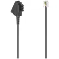 Hama Telefon (analog) Anschlusskabel [1x TAE-F-Stecker - 1x RJ11-Stecker 6p4c...