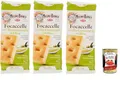 3x Mulino Bianco Focaccelle mit Olivenöl, 198g+ Italian gourmet polpa 400g