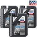 3x LIQUI MOLY 1521 Motorbike 4T 10W-40 Street Motoröl Motorrad Öl Synthese 1L