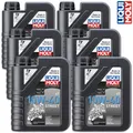 6x LIQUI MOLY 1521 Motorbike 4T 10W-40 Street Motoröl Motorrad Öl Synthese 1L