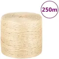 Seil 100% Sisal 4 Mm 250 M Vidaxl
