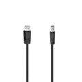 Hama USB-Kabel USB-2.0 USB-A-Stecker auf USB-B-Stecker, 480 Mbit 1,5m Datenkabel