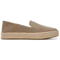 TOMS Carolina Taupe Suede Espadrille Espadrille 41