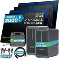 SUNNIVA® 2000W Balkonkraftwerk mit 4.48 kWh Speicher MARSTEK 2x B2500-D BIFAZIAL