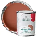 MissPompadour Holzlack Orange mit Rost - seidenmatte Holzfarbe Innen & Außen 1L, hochdeckender Lack ohne Schleifen - für Holz, Metall, Kunststoff orange