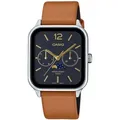 CASIO Quarzuhr Damenuhr Echtleder Armband - Casio Modell: MTP-M305L-1AVER