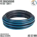 32 x 3,0 mm PE PP Rohr HD Druckrohr Trink Brauch Wasser PE 100 DVGW SDR 11 PN 12...