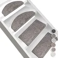 Stufenmatten Sundae Silber 73 23,5 x 65 cm Halbrund - Silber