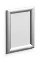 Durable Klapprahmen Aluminium A5, Bilderrahmen zum Kleben/Schrauben, 1 Stück, silber eloxiert, 479523