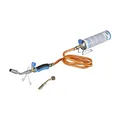 CFH Profi-Hartlötset TL 2000 - Lötbrenner, Leistungsstarkes Lötgerät zum Hart- und Weichlöten, Gas Lötkolben mit Gasschlauch 1,5 m 3/8“ und Universalgasdose AT 2000, Arbeitstemperatur von ca. 800 °C