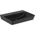 Waschtisch Ideal Standard Connect Air Cube BxHxT: 600x100x460 mm schwarz matt
