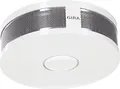 GIRA Rauchwarnmelder Dual Q 233602 | vernetzbar | 10 Jahre Batterie | Hitzesensor | VdS | DIN 14676 | reinweiß
