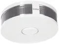 Gira Rauchwarnmelder Dual Q DIN14604, vernetzbar über Funk und Draht, reinweiß, 