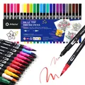 Dual Brush Pen Set 24 Farben, Filzstifte Dicke und Dünne, Pinselstifte set, S...