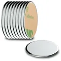 Ecence - Neodym Klebe-magnete 10x Selbstklebend Magnet Scheibe Stark Rund Klein 22x1mm
