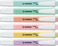 Stabilo Textmarker Leuchtmarker Set Swing Cool 6er Etui 1+4 mm 6 Farben sortiert
