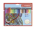 STABILO Faserstift STABILO Pen 68 Filzstift - 1 mm - 30er Etui - Kartonetiu