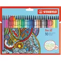 30 STABILO Pen 68 Filzstifte farbsortiert