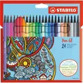 1 bis 36x STABILO Fasermaler Pen 68, 30er Kartonetui - SPARE BIS ZU 25%