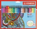 STABILO Fasermaler Pen 68, 30er Karton-Etui