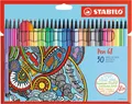 Premium-Filzstift - STABILO Pen 68 - 30er Pack - mit 30 verschiedenen Farben