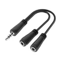 Hama 3,5-mm-Audio-Klinke-Adapter Kabel Schwarz