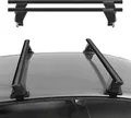 Menabo Dachträger Grundtäger für Opel Astra K 2016-2025 ABE Aluminium Schwarz 2x