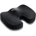 feela Orthopädisches-Sitzkissen medium, schwarz, Steißbeinkissen, waschbar, mit Memory-Schaum