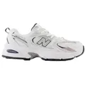 New Balance für Frauen/Mädchen. GR530V1 Schuhe 530 (40), Weiß, Wohnung, Schnürsenkel, Lässig, Sportlich, Kinderbekleidung