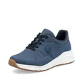 Rieker Damen Low-Top Sneaker M4903, Frauen Halbschuhe, lose Einlage,Sportschuhe,Freizeitschuhe,Turnschuhe,Laufschuhe,blau (14),37 EU / 4 UK