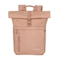 Travelite Handgepäck Rucksack, Laptop Rucksack 15,6 Zoll, BASICS, Reiserucksack Rolltop Funktion, 60 cm, 35 Liter