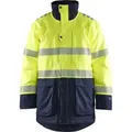 Blåkläder Warnschutz-Shirt Multinorm Winter Parka blau|gelb XS