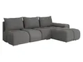Mirjan24 Ecksofa Bukirt mit Bettkasten, 3 Sitzer L-Form Sofa mit Schlaffunktion, Eckcouch für Wohnzimmer, Couch mit Bettfunktion (Velo 635, Seite: Rechts)
