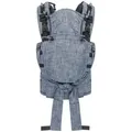 Hoppediz Babytrage, Blaugrau, Textil, 26.5x7.2x38.5 cm, SGS-geprüft, Baby on Tour, Babytragen & Tragetücher