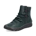 Rieker Damen Klassische Stiefeletten 55052, Frauen Stiefeletten,halbstiefel,Kurzstiefel,uebergangsschuhe,uebergangsstiefel,grün (54),39 EU / 6 UK