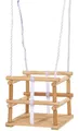 Eichhorn Holz-Gitterschaukel Outdoor Babyschaukel ab 1 Jahr bis 20 kg