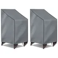 bonsport Abdeckhaube Schutzhülle für Stapelstühle, 65 x 65 x 80/120 cm
