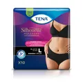 TENA Silhouette Plus Black Gr. L, 10 Stück