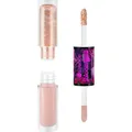 essence in the bloom'light duo eyeshadow, Lidschatten, Nr. 01, Gold, Wischfest, glänzend, schimmernd, farbintensiv, vegan, ohne Mikroplastikpartikel, Nanopartikel frei, ohne Parfüm, 1er Pack (3.4g)