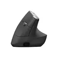 Logitech MX Vertical Kabellose Maus Kabellos Bluetooth Schwarz