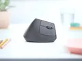 Logitech MX Vertical - ergonomische Maus - kabellos - dunkelgrau