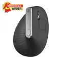 Logitech - MX - Vertical Advanced Ergonomic - Maus - Kabellos - PC - Graphite -