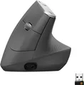 Logitech MX Vertical Kabellose Ergonomisch Maus - Schwarz 910-005448 - B-Ware