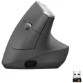 Logitech MX Vertical, Ergonomische Kabellose Maus, 4000 DPI, Graphit