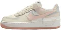 NIKE Damen Air Force 1 Shadow Sneaker, Kokosmilch, karminrote Tönung, 37.5 EU