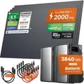 SOLARWAY Balkonkraftwerk 2000 Watt Duo | EcoFlow STREAM Max 3840 Wh Batterie Set
